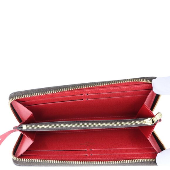 Louis Vuitton  Clemence Damier Ebene Zippy Wallet Brown - Picture 10 of 11